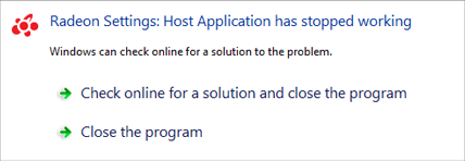 رفع ارور Radeon Settings: Host Application has stopped working . آموزشگاه رایگان خوش آموز