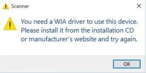 رفع ارور You need a WIA driver to use this device هنگام کار با اسکنر در ویندوز . آموزشگاه رایگان خوش آموز