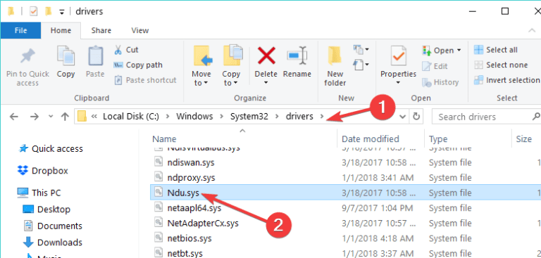 رفع ارورهای بلواسکرین مربوط به فایل Ndu.sys در ویندوز . آموزشگاه رایگان خوش آموز