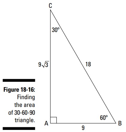 یافتن مساحت مثلث ها