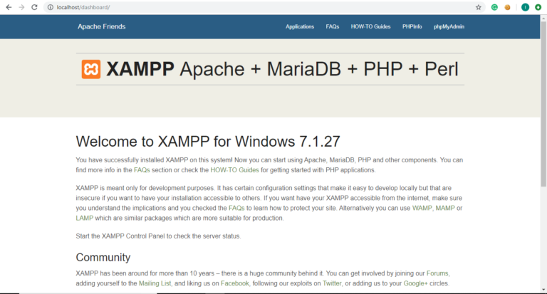 نحوه نصب و پیکربندی XAMPP در ویندوز . آموزشگاه رایگان خوش آموز