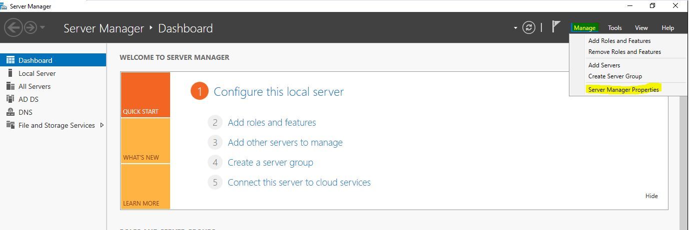 جلوگیری از اجرای خودکار کنسول Server manager در ویندوز سرور  . آموزشگاه رایگان خوش آموز
