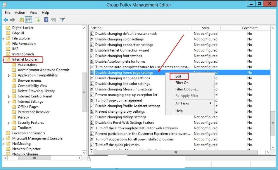 تنظیک کردن Home Page برای مرورگر Internet Explorer از طریق Group policy . آموزشگاه رایگان خوش آموز