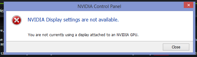 رفع ارور NVIDIA Display Settings are Not Available . آموزشگاه رایگان خوش آموز
