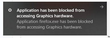 رفع ارور Application has been blocked from accessing Graphics hardware . آموزشگاه رایگان خوش آموز
