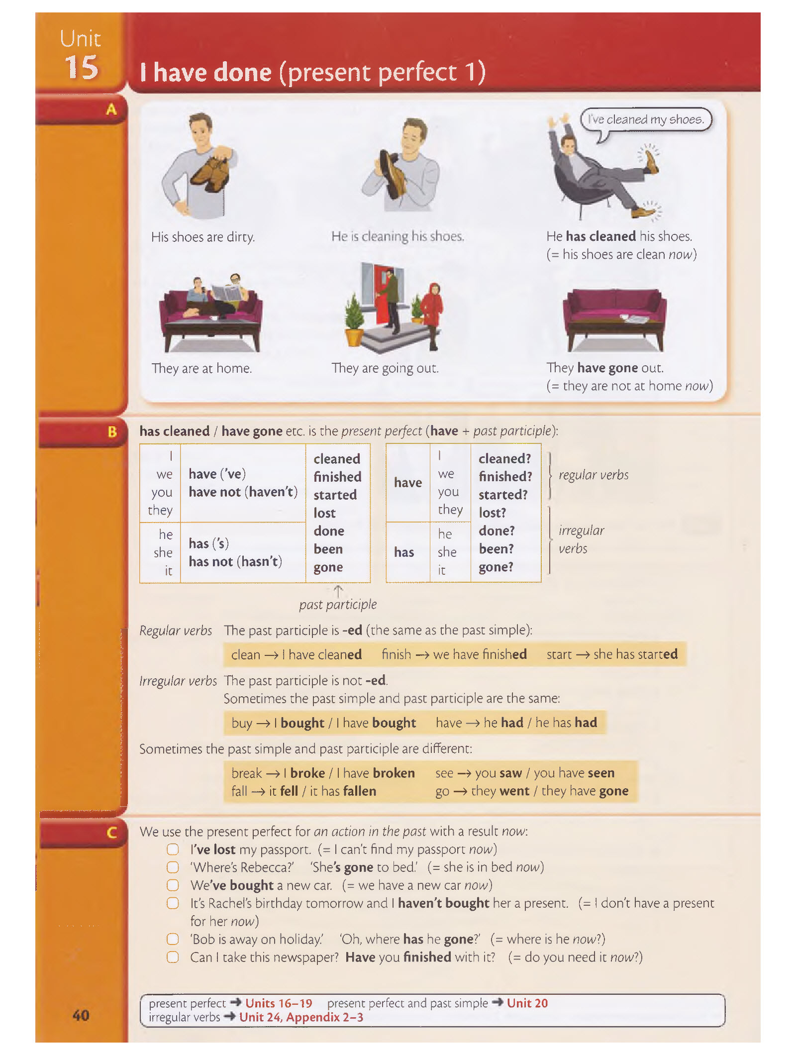 Unit 15 I Have Done present Perfect 1 