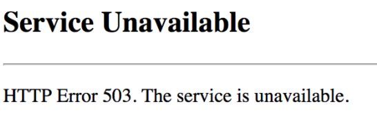 رفع ارور HTTP Error 503 Service Unavailable . آموزشگاه رایگان خوش آموز