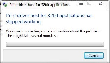 رفع ارور Print driver host for 32bit applications has stopped working . آموزشگاه رایگان خوش آموز