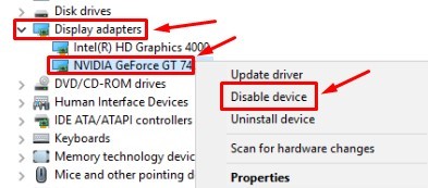 رفع ارور NVIDIA Code 43 در Device maanger . آموزشگاه رایگان خوش آموز