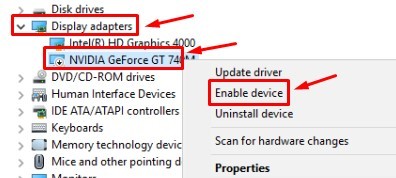 رفع ارور NVIDIA Code 43 در Device maanger . آموزشگاه رایگان خوش آموز