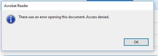 رفع ارور There was an error opening this document access denied هنگام باز کردن فایل های pdf در ویندوز . آموزشگاه رایگان خوش آموز