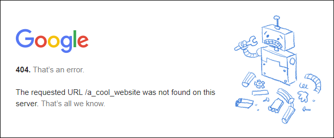 ارور 404 در مرورگر هنگام دسترسی به Web page یا وب سایت ها . آموزشگاه رایگان خوش آموز