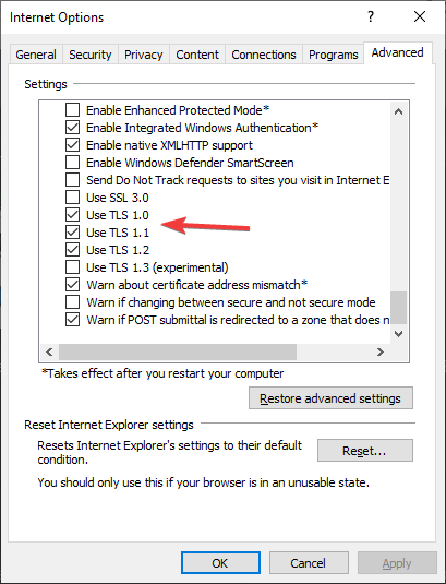 tls-security-settings-aren-t-set-to-the-defaults