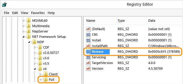 چک کردن ورژن های نصب شده NetFramework در ویندوزهای کلاینت و سرور از طریق رجیستری ویندوز . آموزشگاه رایگان خوش آموز