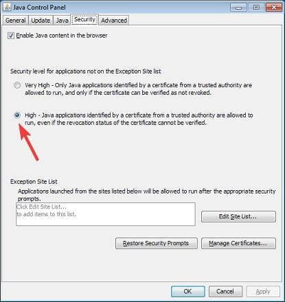 رفع ارور Security settings have blocked a self-signed Java application . آموزشگاه رایگان خوش آموز