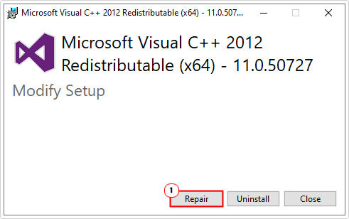 ارور 0x80070666 هنگام نصب Microsoft Visual C++ در ویندوز . آموزشگاه رایگان خوش آموز