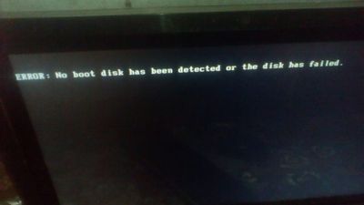 رفع ارور No boot disk has been detected or the disk has failed . آموزشگاه رایگان خوش آموز