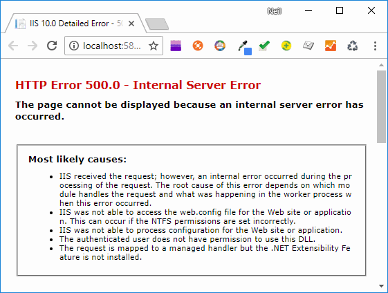 رفع ارور Internal Server Error 500 . آموزشگاه رایگان خوش آموز