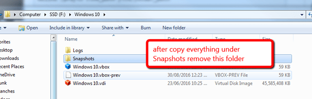 برطرف کردن خطای Failed to delete the snapshot در VirtualBox . آموزشگاه رایگان خوش آموز