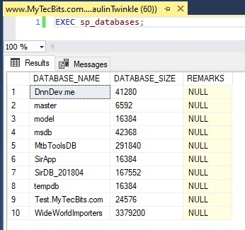 نحوه یافتن حجم کلیه دیتابیس ها بصورت یکجا در SQL Server . آموزشگاه رایگان خوش آموز