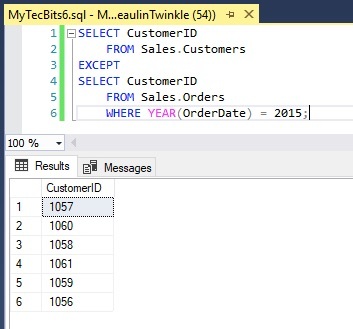 چک کردن رکوردهای یک جدول SQL Server که در جدول دیگر موجود نیستند . آموزشگاه رایگان خوش آموز