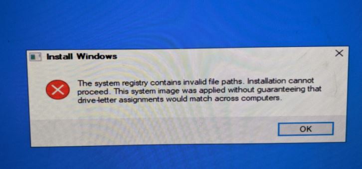 رفع ارور The system registry contains invalid file paths . آموزشگاه رایگان خوش آموز