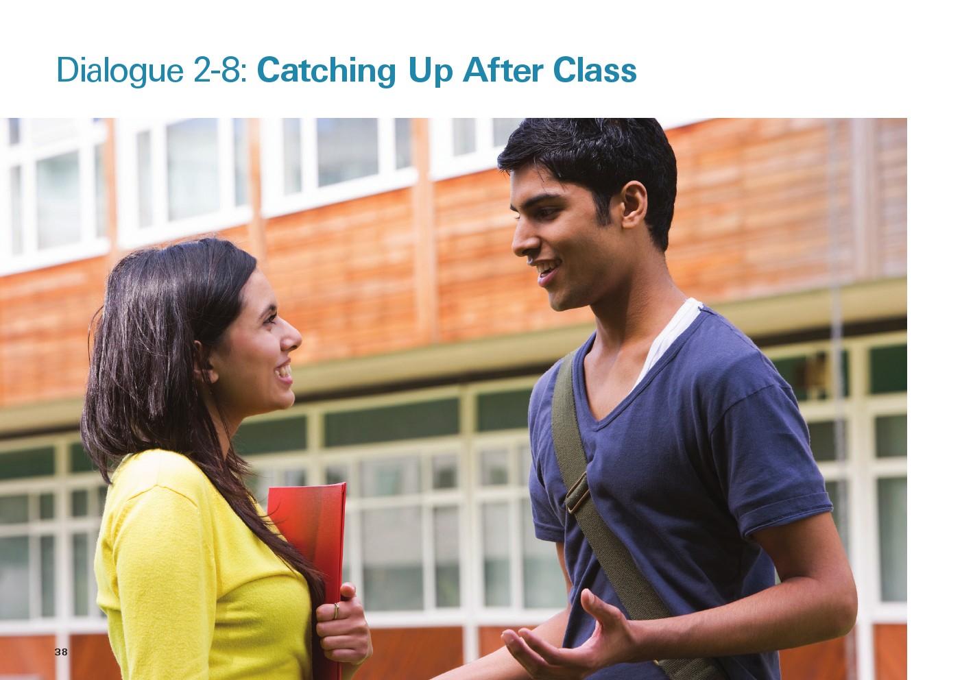 یادگیری انگلیسی آمریکایی-مکالمات و دیالوگ های روزمره- ممکالمه 8-2: گفت و گو بعد از کلاس(Dialogue 2-8: Catching Up After Class)