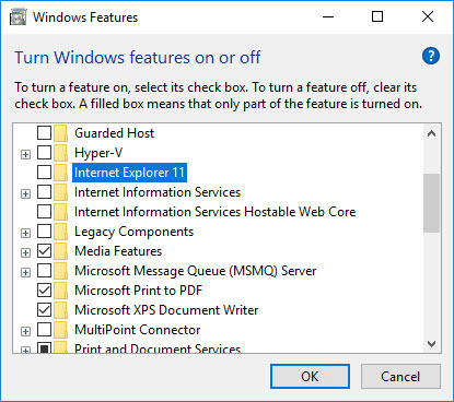 نحوه حذف و نصب مرورگر Internet Explorer در ویندوز . آموزشگاه رایگان خوش آموز