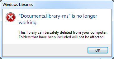 رفع ارور Documents.library-ms is no longer working در ویندوز . آموزشگاه رایگان خوش آموز