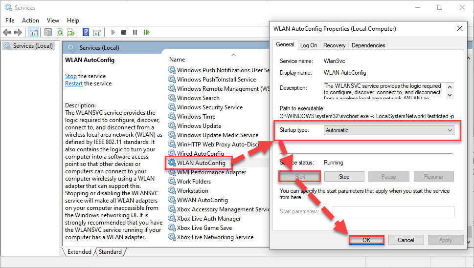 how to enable microsoft virtual miniport adapter