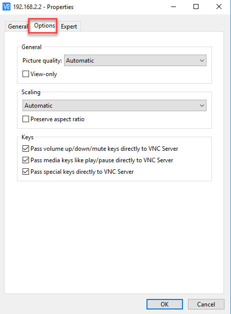 آموزش ریموت با استفاده از نرم افزار VNC- کیفیت تصویر در VNC Viewer . آموزشگاه رایگان خوش آموز