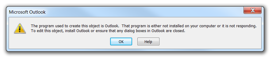 رفع ارور The Program Used to Create this Object is Outlook . آموزشگاه رایگان خوش آموز