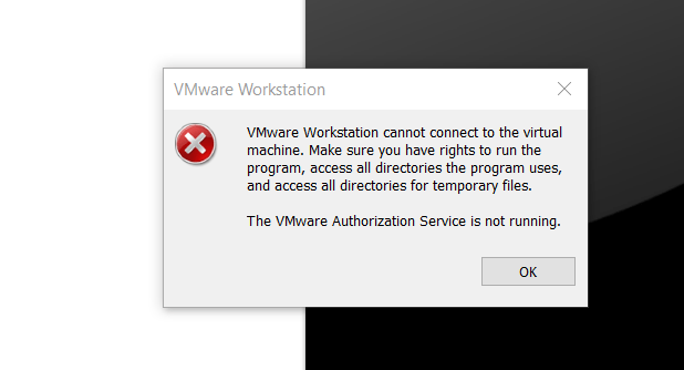 رفع ارور VMware Authorization Service is not Running . آموزشگاه رایگان خوش آموز