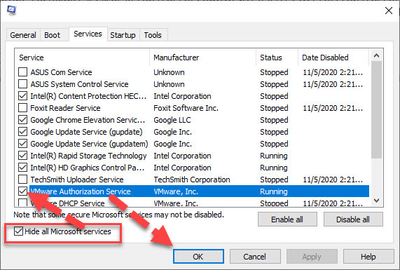 رفع ارور VMware Authorization Service is not Running . آموزشگاه رایگان خوش آموز