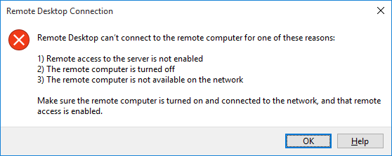 رفع خطای Remote Desktop can’t connect to the remote computer for one of these reasons . آموزشگاه رایگان خوش آموز
