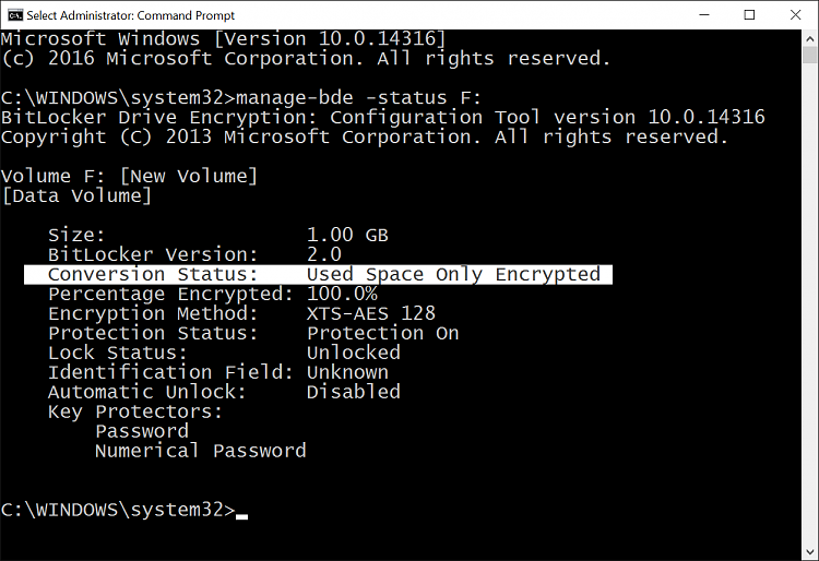 بررسی وضعیت BitLocker برای درایو رمزنگاری شده در ویندوز . آموزشگاه رایگان خوش آموز