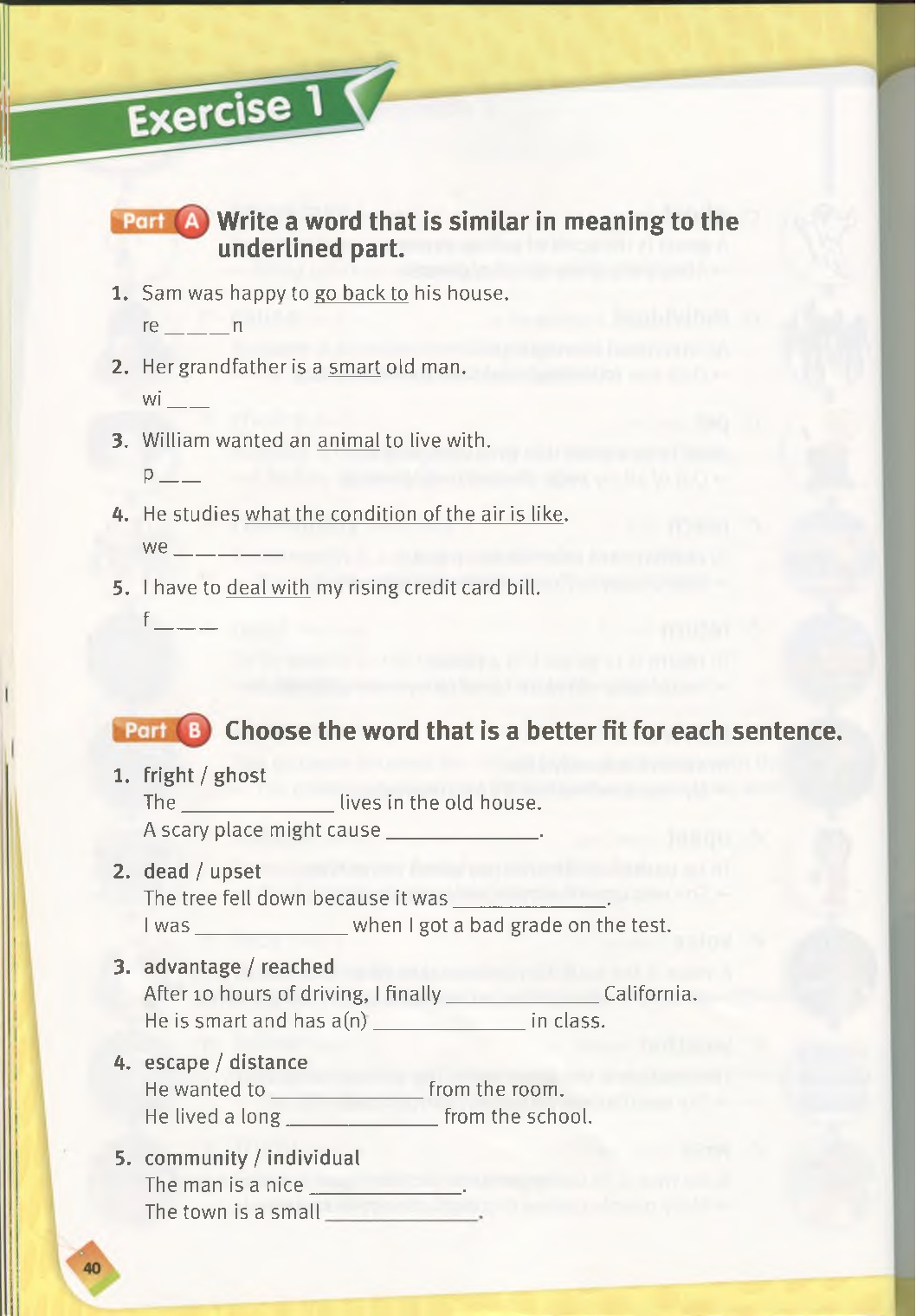 Book 4000 Essential English Words 1 Unit 6 Word List Exercise 