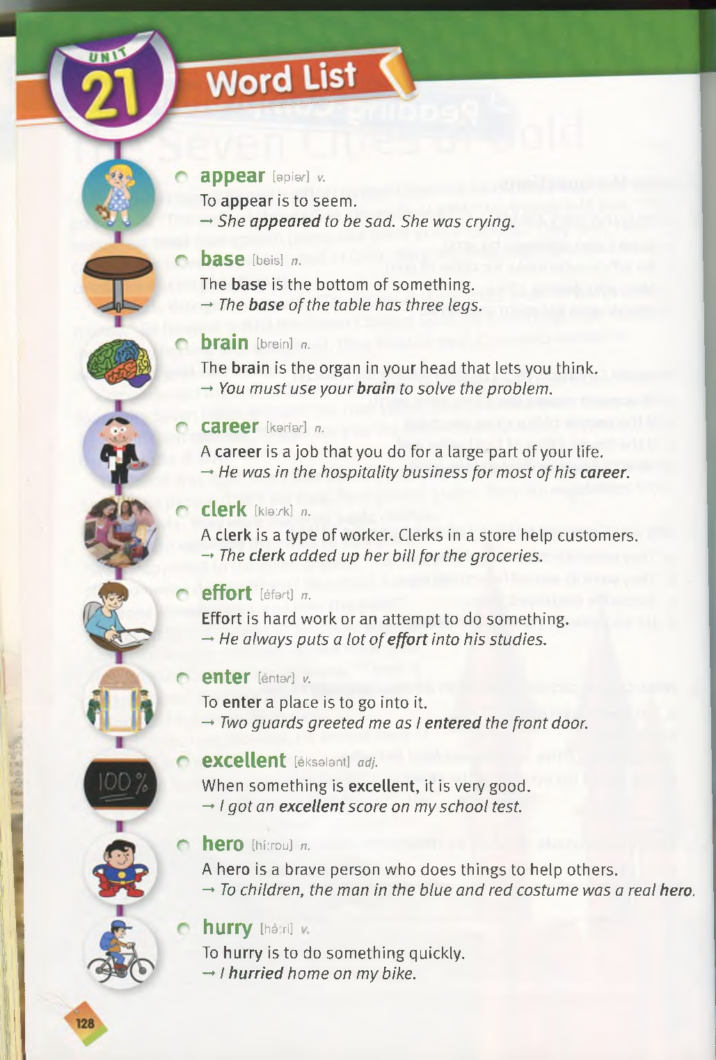 book 4000 essential english words 1 - Unit 21 - Word List & Exercise