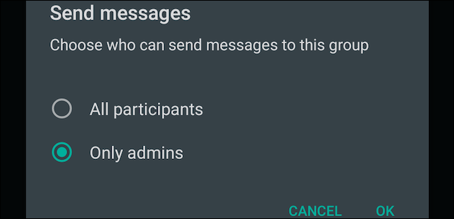 فعال کردن ارسال پیام فقط توسط ادمین ها در برنامه واتس اپ(اندروید و آیفون) . آموزشگاه رایگان خوش آموز
