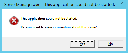 This application could not be started что делать windows 10