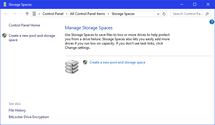 نحوه تنظیم کردن Storage Spaces در ویندوز . آموزشگاه رایگان خوش آموز