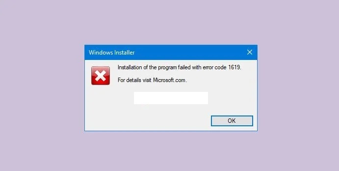 رفع ارور Windows Installer Error 1619 . آموزشگاه رایگان خوش آموز