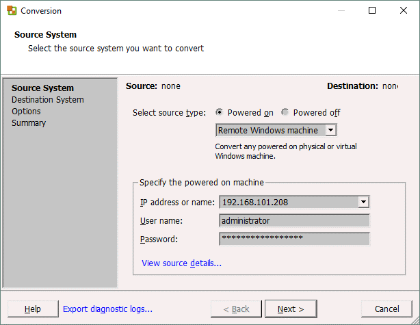 نحوه کانورت کردن سرور فیزیکی به VM در ESXI با VMware Converter . آموزشگاه رایگان خوش آموز