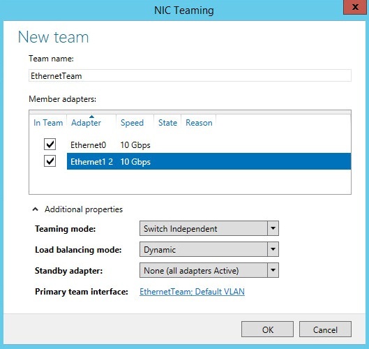 پیکربندی NIC Team در ویندوز سرور . آموزشگاه رایگان خوش آموز