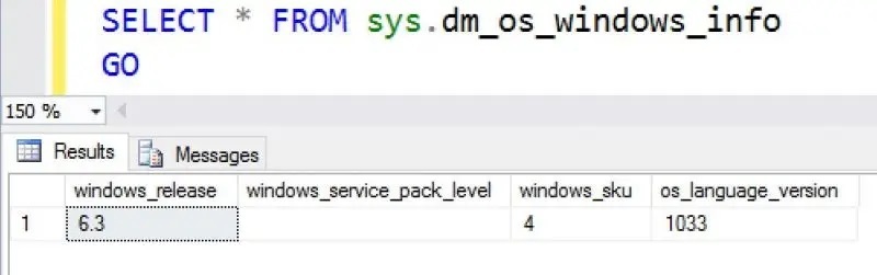نمایش اطلاعات سیستم عامل با SQL Server . آموزشگاه رایگان خوش آموز