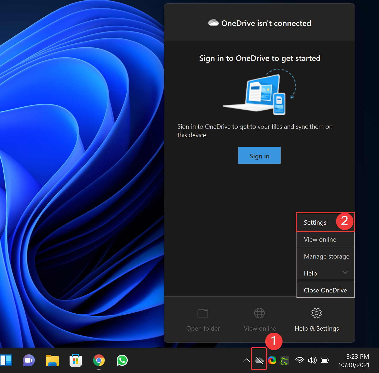 غیرفعال کردن اجرای خودکار OneDrive در ویندوز 11