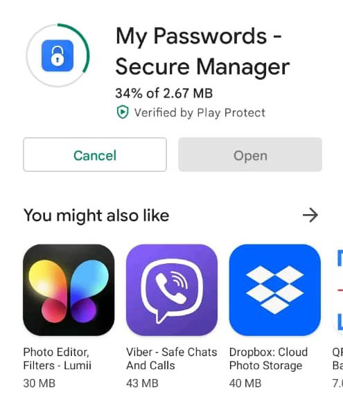 یک اپلیکیشن عالی و ساده برای ذخیره تمامی username و password ها در گوشی اندروید