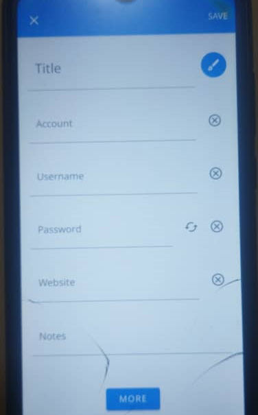 یک اپلیکیشن عالی و ساده برای ذخیره تمامی username و password ها در گوشی اندروید