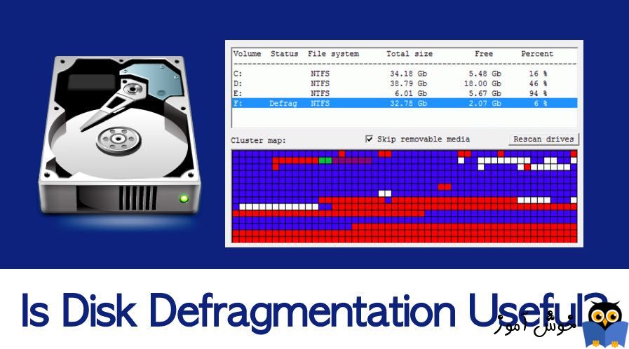 defragmentation  هارد دیسک چیست