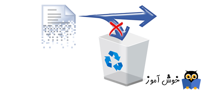 حذف فایل ها و فولدرها از ویندوز بدون وارد شدن به Recycle bin